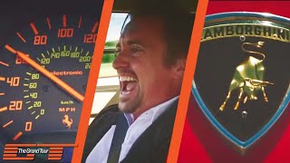 Hammond and May Drag Race Ferrari Testarossa amp Lamborghini Countach  The Grand Tour [upl. by Slavin379]