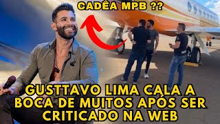 Gusttavo Lima duramente CRIT1CADO toma ATITUDE que CALA a BOCA de muitos Mimimi “Tá fazendo o quê ” [upl. by Wera]