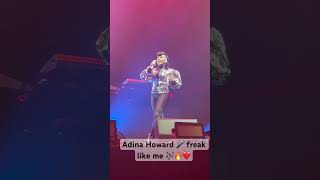 Adina Howard 🎤 freak like me 🎶  Live [upl. by Haye]