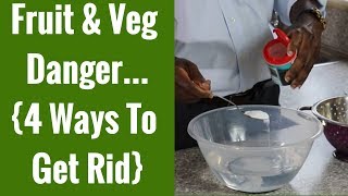 How To Remove Pesticides from Fruits amp Vegetables [upl. by Nifares101]