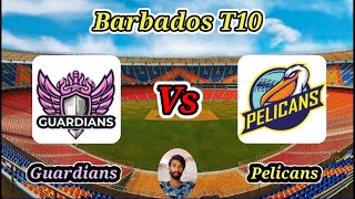 Pelicans v Guardians  Match 5  Barbados T10 [upl. by Nico]