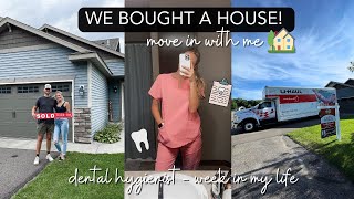 dental hygienist vlog  WE BOUGHT A NEW HOUSE [upl. by Allissa670]