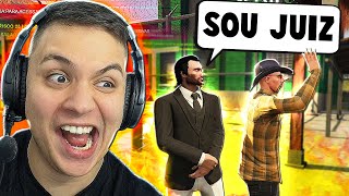 MENTI QUE SOU JUIZ no GTA RP 😂 Geral acreditou Paulinho o LOKO [upl. by Lotsirhc891]