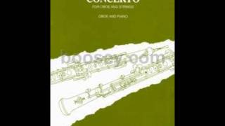 Concerto for Oboe and Strings  CorelliBarbirolli  Preludio 15 Cathy MacIntyre Oboe [upl. by Adniral]