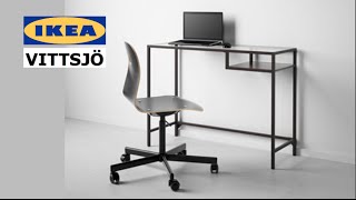 IKEA VITTSJO Laptop Table Assembly Instructions [upl. by Lerrehs]