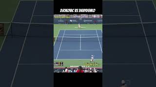 Rally tennis Djokovic vs Davydenko sport increíble juego 🎾 [upl. by Lisha]