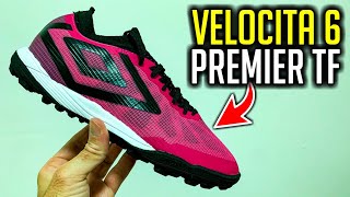 Cabedal em KNIT por R 300 😱  Analisei a chuteira society Umbro Velocita 6 Premier TF [upl. by Hulbert]