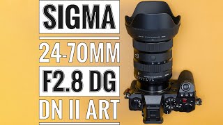 Sigma 2470mm F28 DG DN II  Art  L Mount [upl. by Harshman]