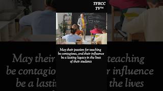 Bless Our Teachers  Heartfelt Prayer  tfrcctv [upl. by Christye]