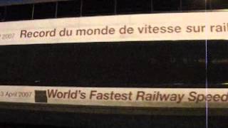 Rame tgv du record à Bourg en Bresse [upl. by Hullda]