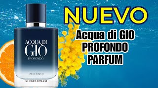 ACQUA di GIO PROFONDO PARFUM [upl. by Chloe387]