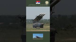 S125 Pechora and 2K12 Kub antiaircraft missile complex fires and destroys the target military [upl. by Acemat]