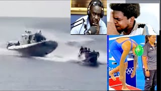 DOMINICA SWIMMER BREAKS ANOTHER RECORD  OLYMPICS amp COASTGUARD CHASES DOWN BOAT 🔴 Mystelics Reacts [upl. by Tomkin676]