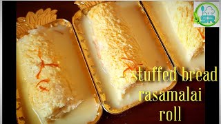 Bread rasamalai roll instant bengali sweet in 15min instant rasamalai [upl. by Yeaton]