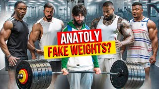 Anatoly Use FAKE WEIGHTS in gym PRANK  ANATOLY pretended to be a Beginner 10 [upl. by Douville]