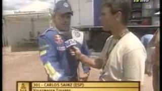 Dakar 2009 Argentina Chile  Abandono de Carlos Sainz [upl. by Enelrihs]