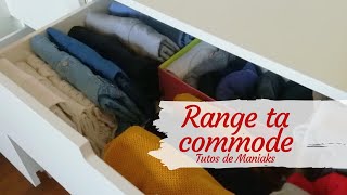 Comment organiser et ranger sa commode [upl. by Ojeillib]