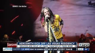 Aerosmith kicks off Las Vegas residency [upl. by Waring]