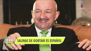 Carlos Salinas de Gortari es ciudadano español desde el año pasado  Noticias con Francisco Zea [upl. by Adnuhsor]