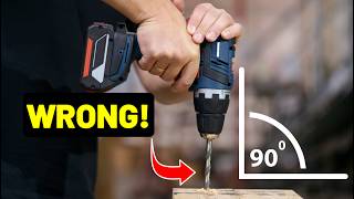 1 Easiest Trick to DRILL STRAIGHT Drill at Perfect 90 DegreesFastest Method [upl. by Elisha]