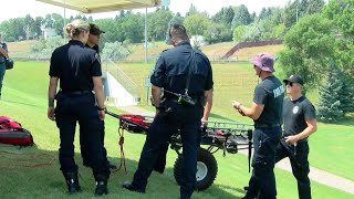 Lethbridge Fire And EMS Practice Rescue Training  July 29 2021  Micah Quinn [upl. by Sudnac]