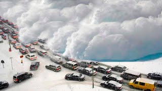 Japan is paralyzed Dozens of cities were swallowed by the strongest snow storm [upl. by Bainter]