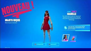 JACHÈTE nouveau SKIN Isabelle  émote sur Fortnite [upl. by Rob]