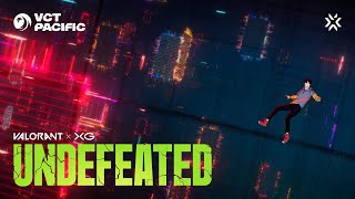 UNDEFEATED  XG amp VALORANT Official Music Video  VCT Pacific 2024 Song [upl. by Imhskal756]