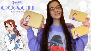 Disney X Coach Collection Unboxing and Review Belle [upl. by Sucitivel19]