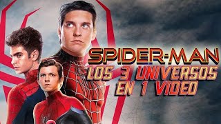 SpiderMan Los 3 Universos en 1 Video I Fedewolf RESUMEN DE LAS TRILOGIAS ANTERIORES [upl. by Noswad289]