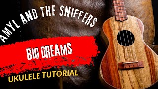 Ukulele Tutorial Amyl and The Sniffers Big Dreams [upl. by Siesser]