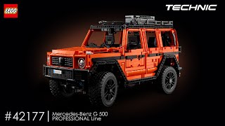 LEGO Technic  MercedesBenz G 500 PROFESSIONAL Line 42177 [upl. by Nwatna]