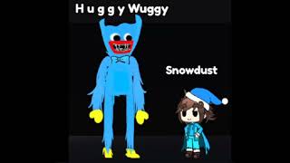 Roblox Gacha Online Snowdust And Huggy Wuggy Quick Video 2 [upl. by Inafit]