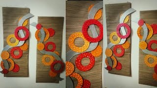 Cardboard wall hangingdiy wall decorroom decorcardboard wall decorartmypassion [upl. by Schonfeld]