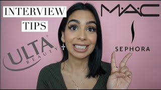 INTERVIEW TIPS MAKEUP INDUSTRY [upl. by Ylluz949]