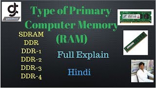 SDR Vs DDR Vs DDR2 Vs DDR3 Vs DDR4 RAM Explained in Detail Hindi Gmind Tech [upl. by Neil]