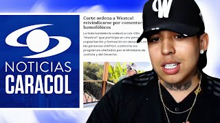 WESTCOL LE RESPONDE A NOTICIAS CARACOL 😬 [upl. by Eniawtna]