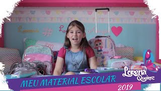 MEU MATERIAL ESCOLAR 2019 [upl. by Tayyebeb512]