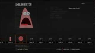 Shocked Patrick Star  Black Ops 2 Emblem Tutorial [upl. by Rebah]