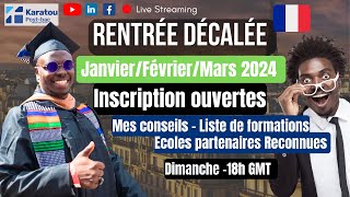 Inscription en France  Rentrée Décalée Janvier  Février  Mars [upl. by Aikcin]