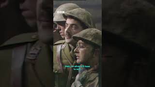 Happy 40th Anniversary to Blackadder Remember this incredible final scene blackadder shorts [upl. by Assena220]