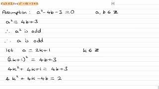 Proof Exam Questions  A Level Maths  Edexcel Pure Year 2  Q6 level 3 [upl. by Bonne310]