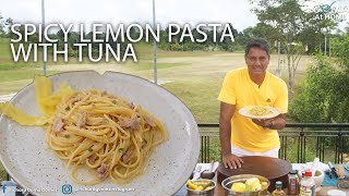 Goma At Home Spicy Lemon Pasta With Tuna Flakes [upl. by Trahurn232]