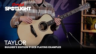 Taylor Builders Edition 912CE  Playing Examples [upl. by Ulrich]