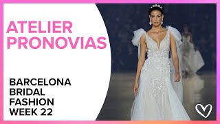 PRONOVIAS 2023  Barcelona Bridal Fashion Week 2022 BBFW22 [upl. by Seavir]