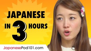 Learn Japanese in 3 Hours Basics of Japanese Speaking for Beginners [upl. by Anitac]