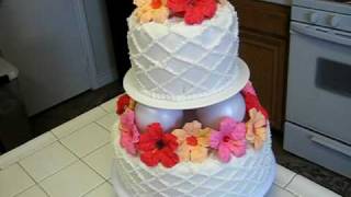 Wilton Course 3 Cake Decorating two tier [upl. by Calderon]