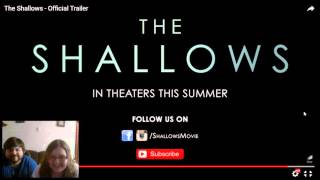 Couple Reacts  quotTHE SHALLOWSquot Movie Trailer Reaction [upl. by Brendis]