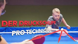 Pro Tipp  Der Druckschupf als neue Waffe im Tischtennis [upl. by Aonehc14]