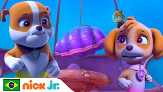 Patrulha Canina  Os FilhotesSereia salvam a CãoTlântida  Nick Jr em Português [upl. by Drus]